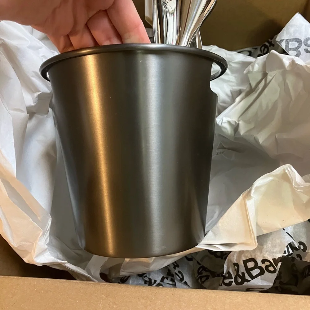 Crate & Barrel Graphite Bar To Set